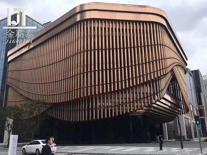 定制香槟色氟碳铝板 佛山市金霸泰金属装饰材料的品质之选